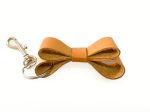 Sanna Leather Bow Tie Key Ring on Sale