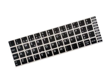 Pack 5 Etiqueta Adesiva para Teclado Português Fashion