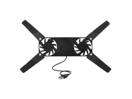 Lifetech Base for Laptops Stand USB Fan Black (10  15 ) Hot on Sale