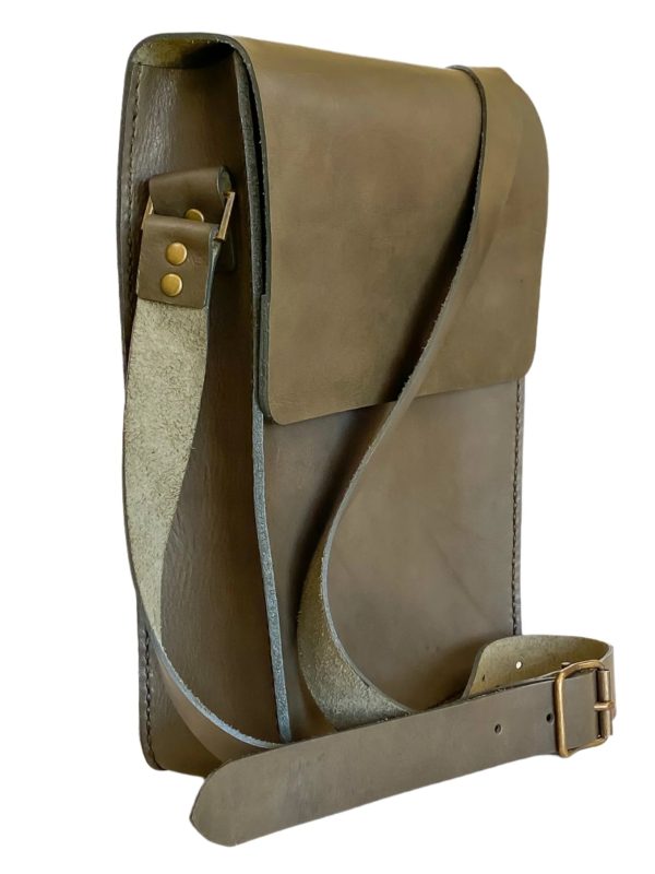 Sanna Leather A4 Contemporary Messenger Bag Online