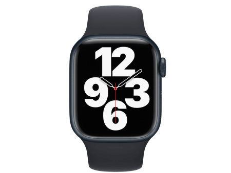 Apple Watch Series 7 (GPS, 41mm) - Meia-Noite com bracelete desportiva Meia-Noite on Sale