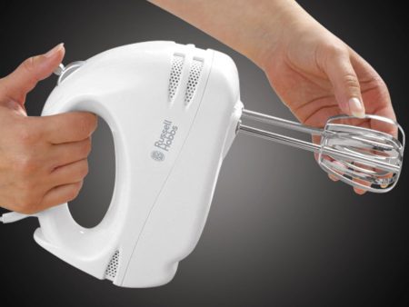 Russell Hobbs Food Collection Electric Hand Mixer with 6 Speeds 14451 - Refurbished Hot on Sale