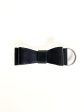 Sanna Leather Bow Tie Key Ring on Sale