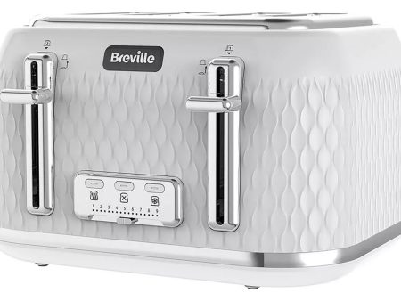 Breville Curve 4 Slice Toaster White Gloss - Refurbished Online