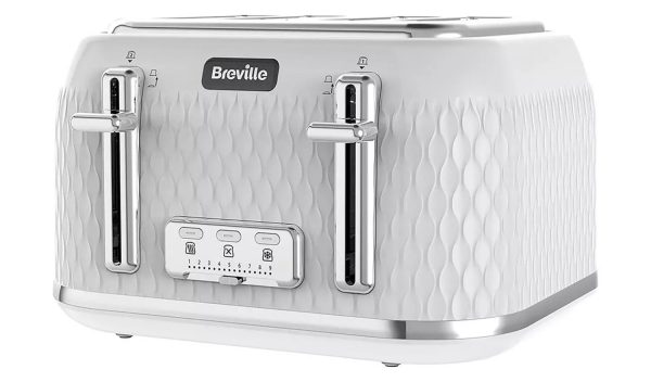 Breville Curve 4 Slice Toaster White Gloss - Refurbished Online