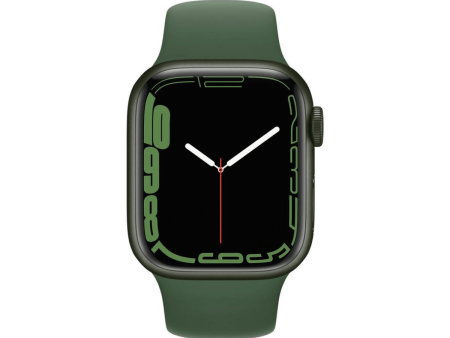 Apple Watch (Series 7) 2021 GPS + Celular 41 - Alumínio Verde - Bracelete desportiva Verde For Sale