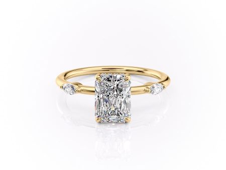 The Nicole Set With A 5 Carat Radiant Moissanite Online